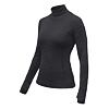 SENSOR MERINO BOLD tricou dama cu maneca lunga cu gat rulat gri antracit
