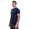 SENSOR COOLMAX TECH MOUNTAINS 98 tricou bărbătesc cu mânecă scurtă albastru intens