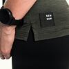 SENSOR MERINO AIR FOX cămașă fără mâneci de damă verde olive