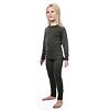 SENSOR MERINO AIR SET tricou cu maneca lunga + pantaloni copii verde olive