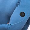 SENSOR MERINO AIR tricou bărbați cu mânecă lungă albastru riviera
