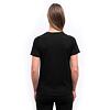 SENSOR MERINO BLEND STONE tricou dama cu maneca scurta, negru