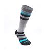 SENSOR SOSETI SLOPE MERINO gri/negru/turcoaz
