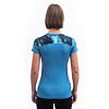 SENSOR MERINO IMPRESS tricou dama maneca scurta albastru/univers