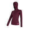 SENSOR MERINO DF tricou dama maneca lunga cu gluga lilla