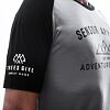 SENSOR MERINO ACTIVE ADVENTURE tricou barbatesc cu maneca scurta gri/negru