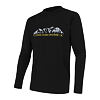 SENSOR MERINO ACTIVE MOUNTAINS tricou bărbătesc cu mânecă lungă negru