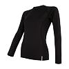 SENSOR COOLMAX TECH tricou de dama cu maneca lunga negru