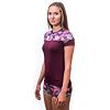 SENSOR COOLMAX IMPRESS tricou dama cu maneca scurta liliac/pene