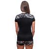 SENSOR COOLMAX IMPRESS tricou dama cu maneca scurta negru/mare