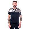 SENSOR HELIUM tricou bărbătesc cu mânecă scurtă deep blue/geometrie
