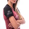 SENSOR CYKLO CHARGER tricou de damă cu mânecă scurtă largi roz/negru