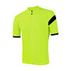 SENSOR CYKLO COOLMAX CLASSIC tricou bărbătesc cu mânecă scurtă cu fermoar complet galben neon