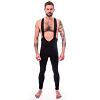 SENSOR CYKLO RACE ZERO pantaloni lungi pentru bărbați cu bretele negru adevărat