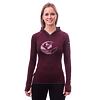 SENSOR MERINO UPPER FOX hanorac cangur dama port rosu