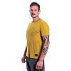SENSOR MERINO AIR traveller tricou bărbați cu mânecă scurtă muștar
