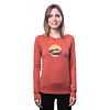 SENSOR MERINO ACTIVE TRIGLAV tricou damă cu mânecă lungă terracotta