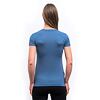 SENSOR MERINO AIR HILLS tricou dama maneca scurta albastru riviera