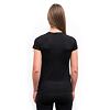 SENSOR MERINO AIR BLOOM tricou dama cu maneca scurta, negru
