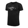 SENSOR COOLMAX TECH MOUNTAINS 98 tricou barbatesc cu maneca scurta, negru