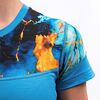 SENSOR MERINO IMPRESS tricou dama maneca scurta albastru/univers