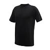 SENSOR MERINO ACTIVE NO LOGO tricou bărbați cu mânecă scurtă raglan negru