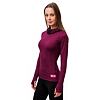 SENSOR MERINO DF tricou dama maneca lunga cu gluga lilla