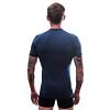 SENSOR MERINO DF tricou bărbătesc cu mânecă scurtă albastru intens
