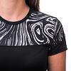 SENSOR COOLMAX IMPRESS tricou dama cu maneca scurta negru/mare