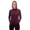 SENSOR MERINO UPPER hanorac de damă cu fermoar complet roșu port