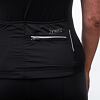 SENSOR COOLMAX RACE Tricou de damă cu fermoar complet mâneci scurte negru adevărat