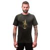 SENSOR MERINO AIR EARTH tricou bărbătesc cu mânecă scurtă verde olive
