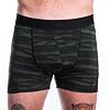 SENSOR MERINO IMPRESS pantaloni scurți bărbați negru/batik