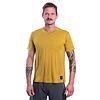 SENSOR MERINO AIR traveller tricou bărbați cu mânecă scurtă muștar