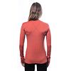 SENSOR MERINO ACTIVE TRIGLAV tricou damă cu mânecă lungă terracotta