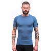 SENSOR MERINO AIR tricou bărbătesc cu mânecă scurtă albastru riviera