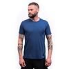 SENSOR MERINO AIR traveller tricou barbatesc cu maneca scurta, albastru inchis