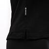 SENSOR MERINO BLEND STONE tricou dama cu maneca scurta, negru