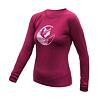 SENSOR MERINO ACTIVE FOX tricou de damă cu mânecă lungă liliac