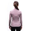 SENSOR MERINO DF tricou damă cu mânecă lungă cu fermoar violet mistic