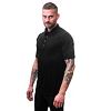 SENSOR MERINO ACTIVE tricou polo barbati cu maneca scurta negru