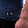 SENSOR MERINO DF tricou bărbătesc cu mânecă scurtă albastru intens