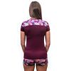 SENSOR COOLMAX IMPRESS tricou dama cu maneca scurta liliac/pene