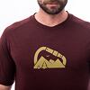 SENSOR MERINO AIR SUMMIT tricou bărbați cu mânecă scurtă port roșu