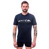 SENSOR MERINO ACTIVE MOUNTAINS tricou bărbătesc cu mânecă scurtă albastru intens