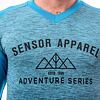 SENSOR CYKLO CHARGER tricou bărbătesc mânecă lungă albastru