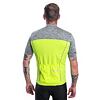 SENSOR CYKLO MOTION tricou bărbătesc cu mânecă scurtă cu fermoar complet galben neon/gri