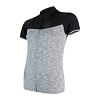 SENSOR CYKLO MOTION tricou dama cu maneca scurta fermoar intreg gri/negru
