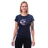 SENSOR MERINO ACTIVE FOX tricou de damă cu mânecă scurtă albastru intens