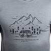 SENSOR MERINO ACTIVE VAN LIFE tricou barbatesc cu maneca scurta, gri